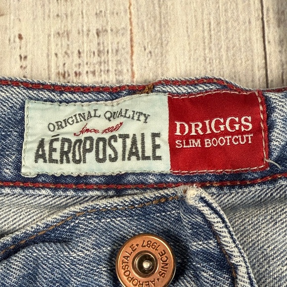 Aeropostale "DRIGGS" Slim bootcut blue jeans  Size 36 X 34 - Picture 4 of 12